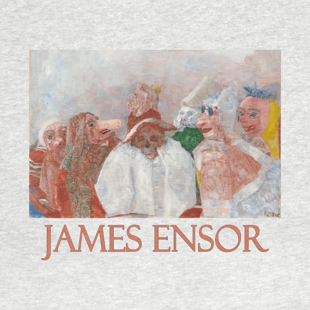 Masks Mocking Death by James Ensor by Naves